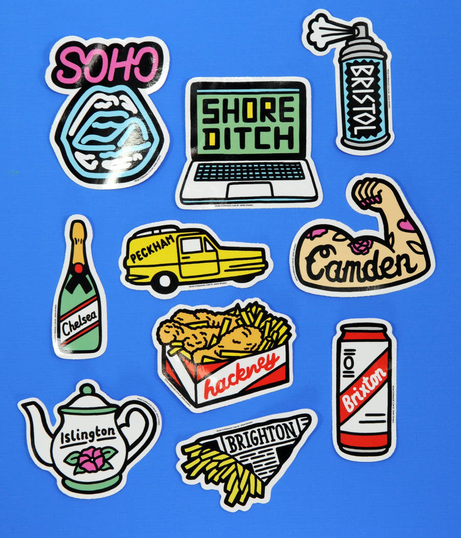 Jenni Sparks Hometown Stickers - Evermade