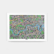 Hand Drawn Map of London - Evermade