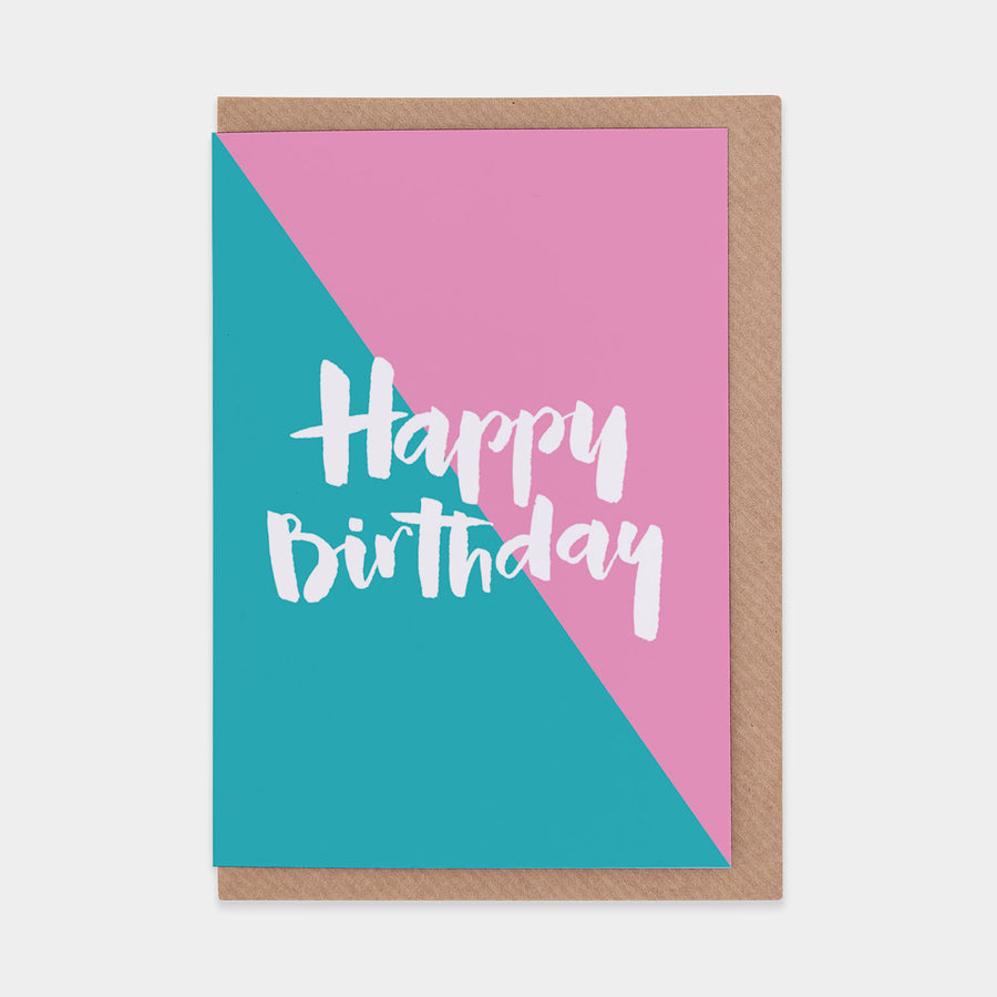 Happy Birthday (Pink / Turquoise) - Evermade