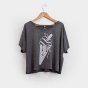 Ice Cream - Womens Crop Top - Evermade