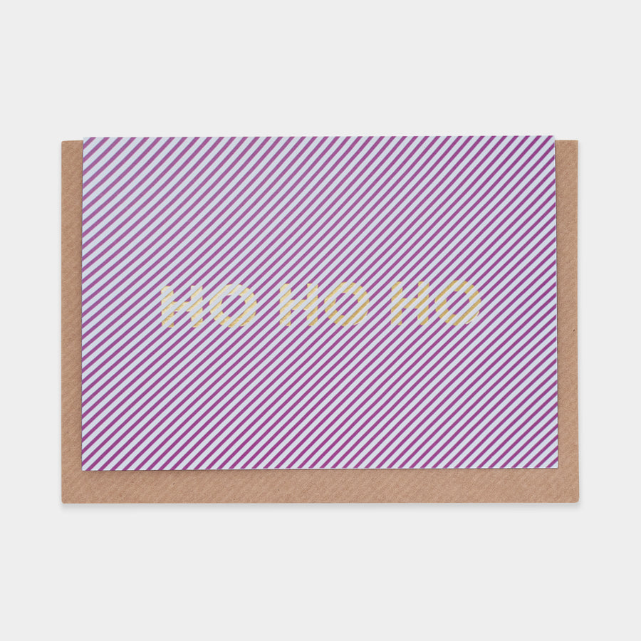 Ho Ho Ho Christmas Card - Evermade