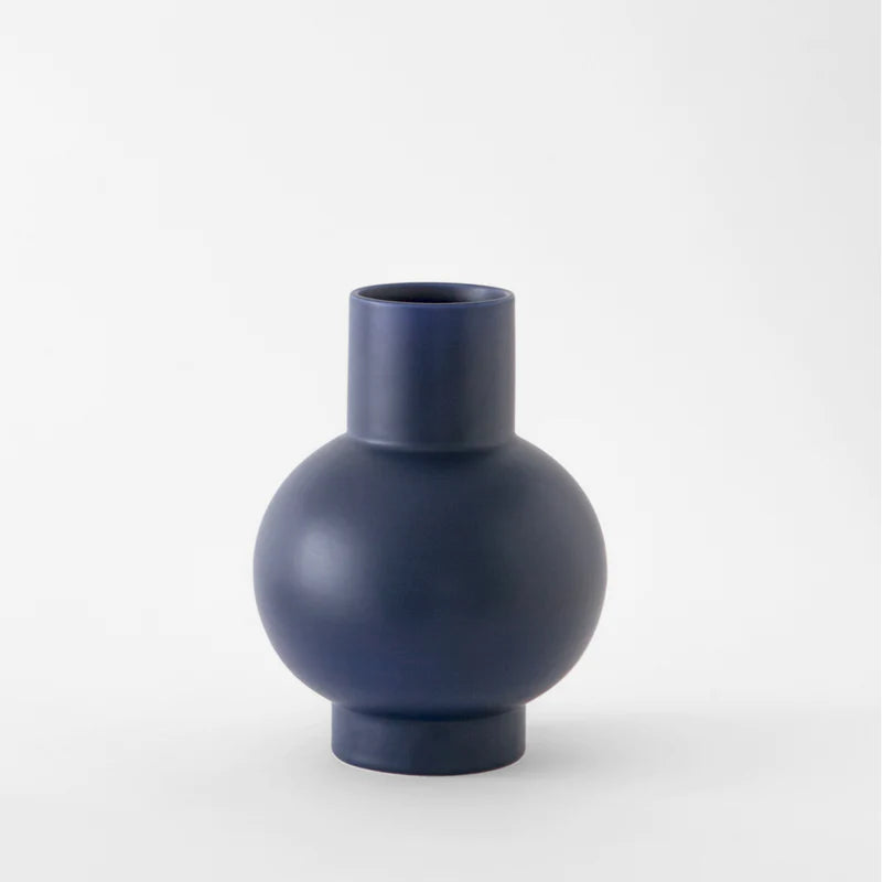 Strøm Ceramic Large Vase - Blue