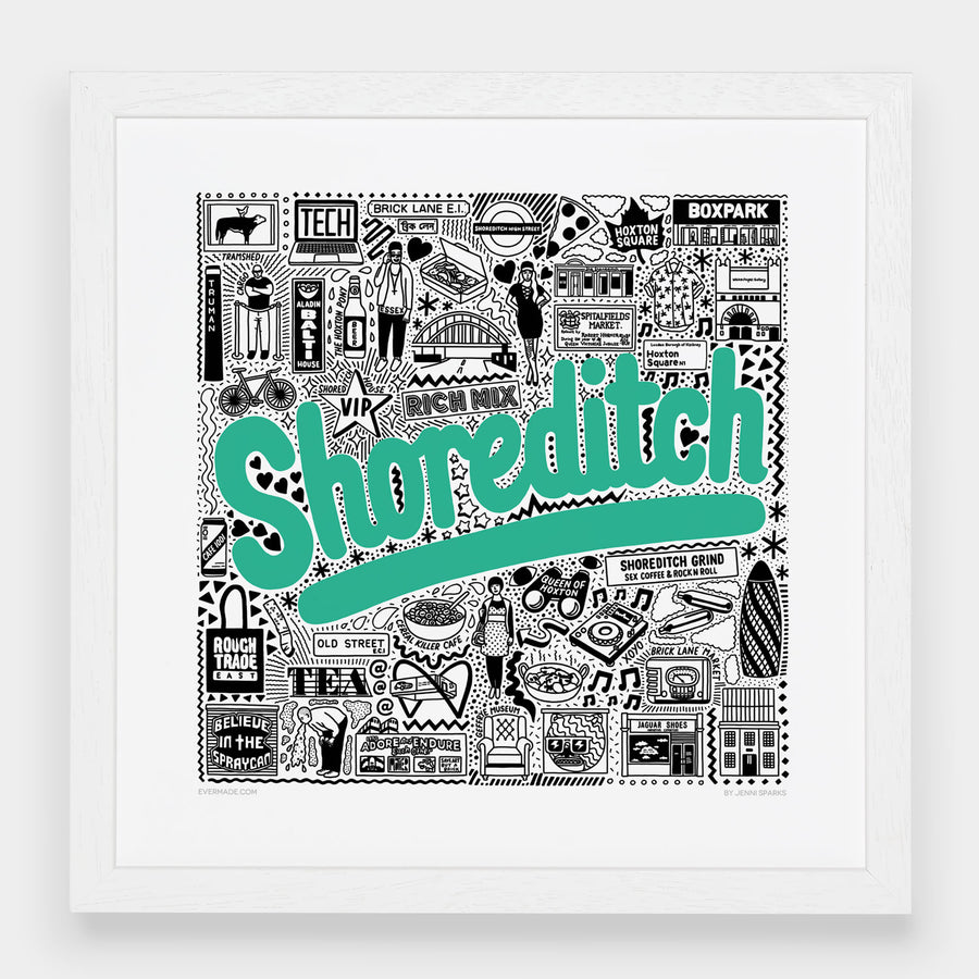 Shoreditch Hometown Print - Evermade