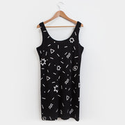 Black Magic - Jersey Tank Dress - Evermade