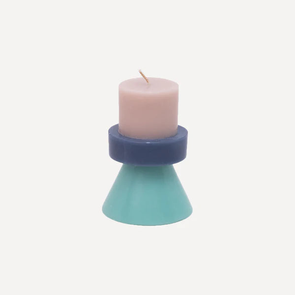 Stack Candle Mini - Nude / Powder Blue / Celeste